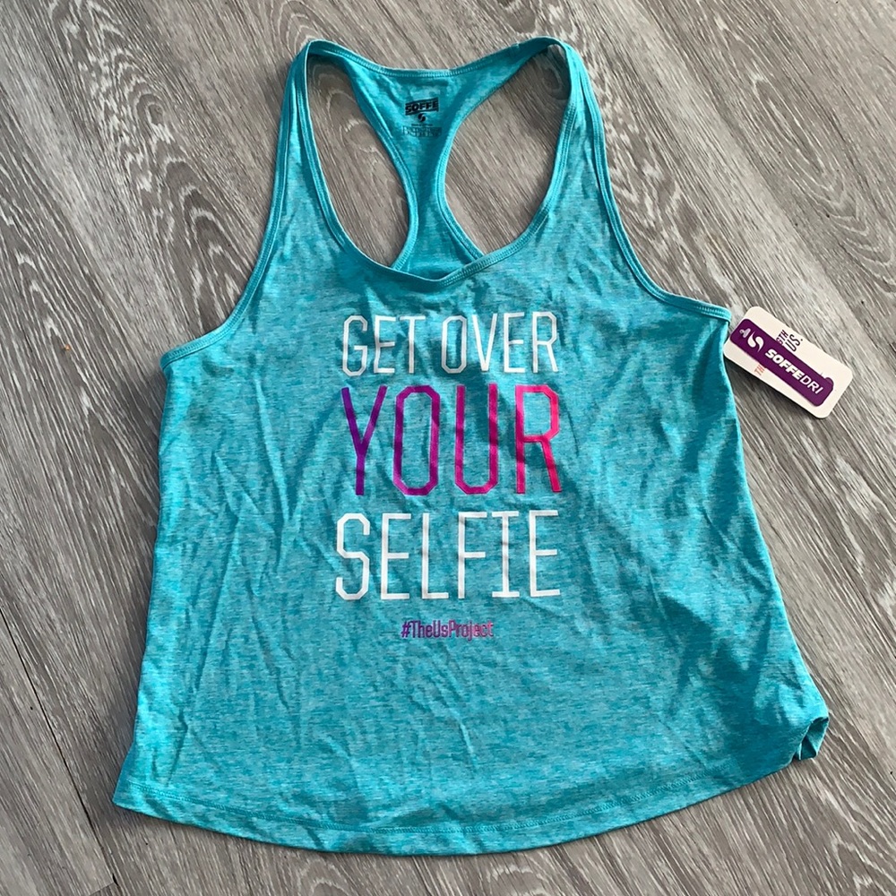 Soffe, Dri fit, XL, tank top, turquoise